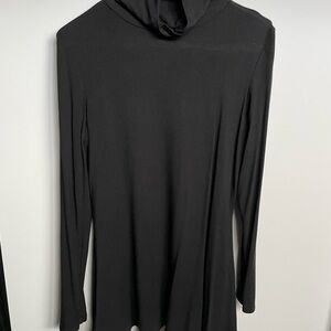 Boston Proper Black Cowl Neck